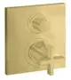 AXOR-HG-AXOR-Citterio-Thermostat-Unterputz-mit-Absperrventil-und-Kreuzgriff-Brushed-Brass-39705950 gallery number 1